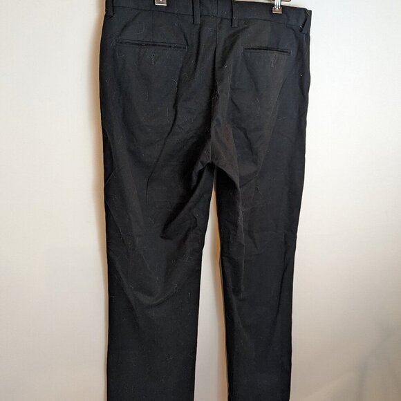 J. Crew Bedford Dress Pants in Black, Sz 35/32 - Picture 2 of 4